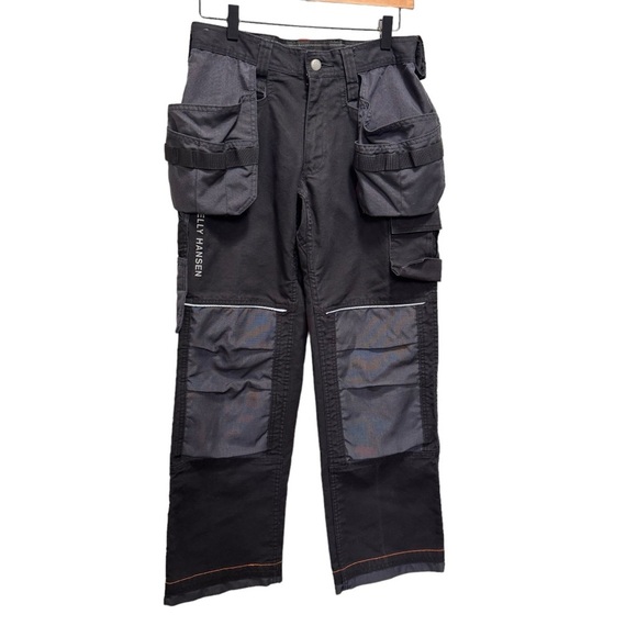 Helly Hansen Workwear Mens Chelsea Construction Pants Size 30 Cargo Multi Pocket - Picture 1 of 10